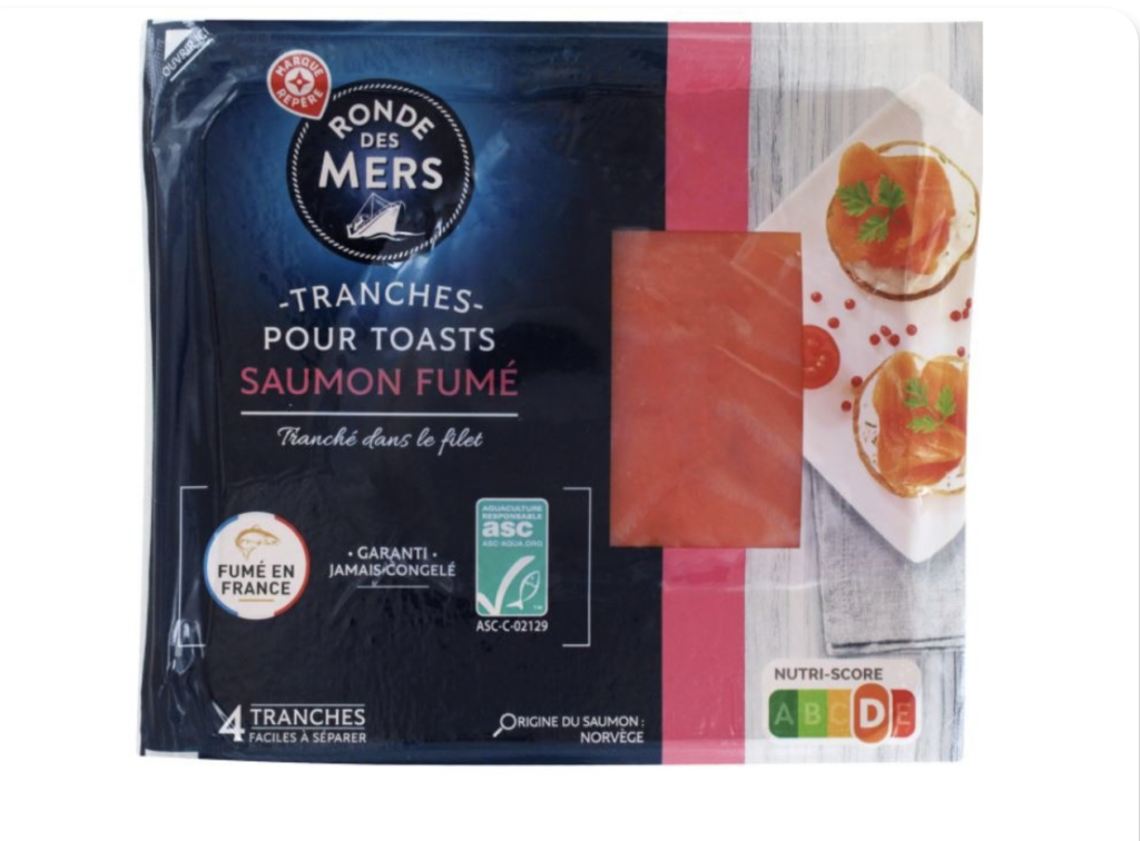 LISTERIA Rappel des tranches de saumon fumé vendues chez Leclerc